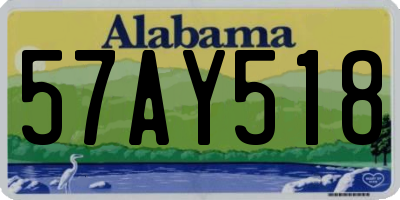 AL license plate 57AY518