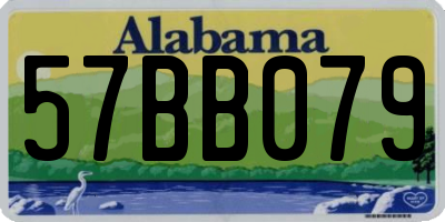 AL license plate 57BB079