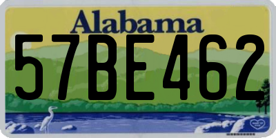 AL license plate 57BE462