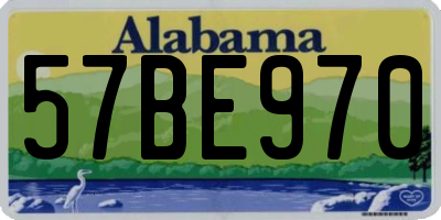 AL license plate 57BE970