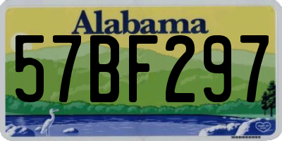 AL license plate 57BF297