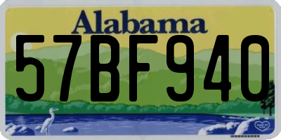 AL license plate 57BF940