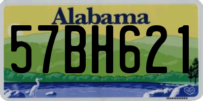 AL license plate 57BH621