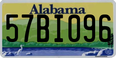 AL license plate 57BI096