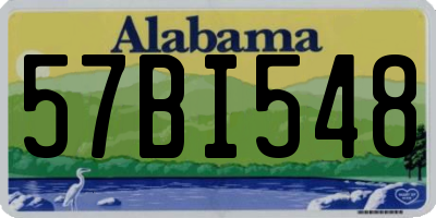 AL license plate 57BI548
