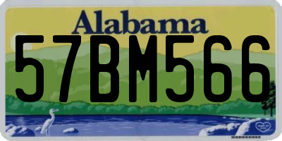 AL license plate 57BM566