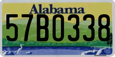 AL license plate 57BO338