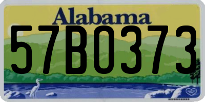 AL license plate 57BO373