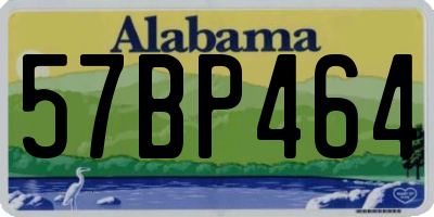 AL license plate 57BP464