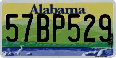 AL license plate 57BP529
