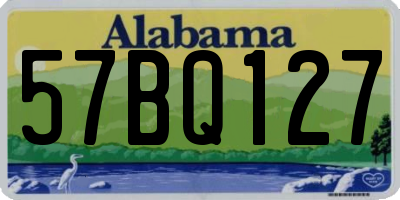 AL license plate 57BQ127