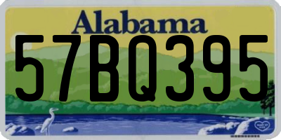 AL license plate 57BQ395