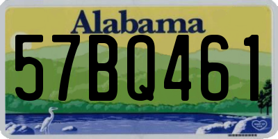 AL license plate 57BQ461