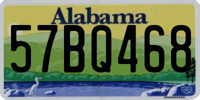 AL license plate 57BQ468