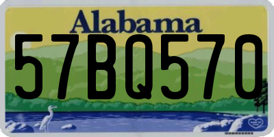 AL license plate 57BQ570