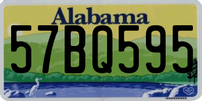 AL license plate 57BQ595