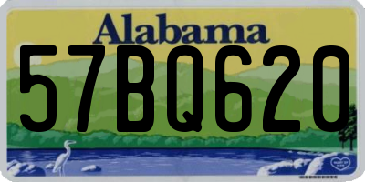 AL license plate 57BQ620
