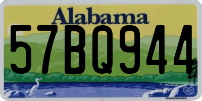 AL license plate 57BQ944