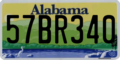 AL license plate 57BR340