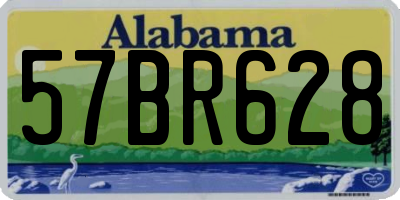 AL license plate 57BR628