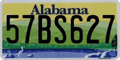 AL license plate 57BS627