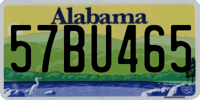 AL license plate 57BU465