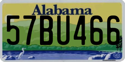 AL license plate 57BU466
