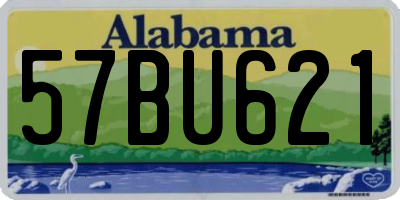 AL license plate 57BU621
