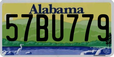 AL license plate 57BU779
