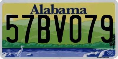 AL license plate 57BV079