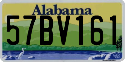 AL license plate 57BV161