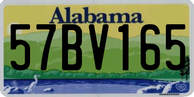 AL license plate 57BV165