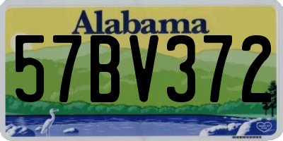 AL license plate 57BV372
