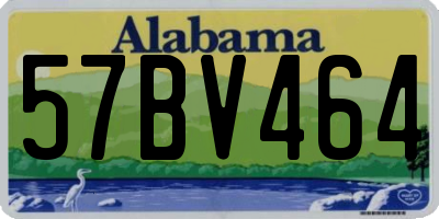 AL license plate 57BV464