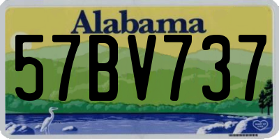 AL license plate 57BV737