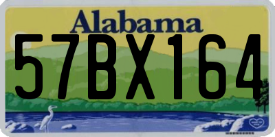 AL license plate 57BX164
