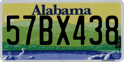 AL license plate 57BX438