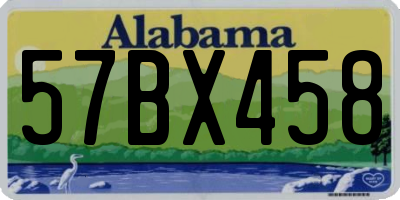AL license plate 57BX458