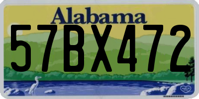 AL license plate 57BX472