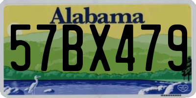 AL license plate 57BX479