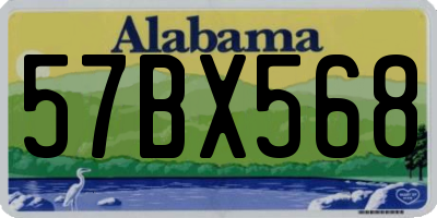 AL license plate 57BX568