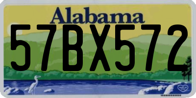 AL license plate 57BX572