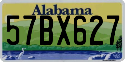 AL license plate 57BX627