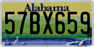 AL license plate 57BX659