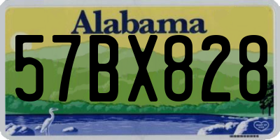 AL license plate 57BX828