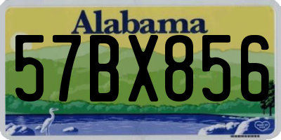 AL license plate 57BX856