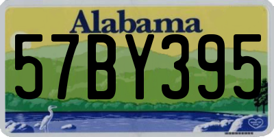 AL license plate 57BY395