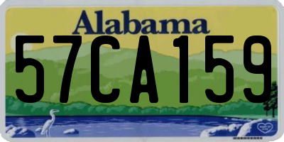 AL license plate 57CA159