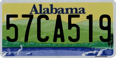 AL license plate 57CA519