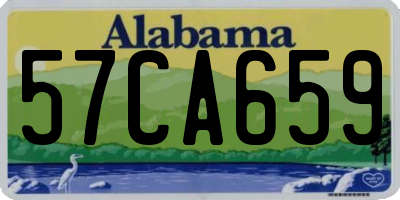 AL license plate 57CA659
